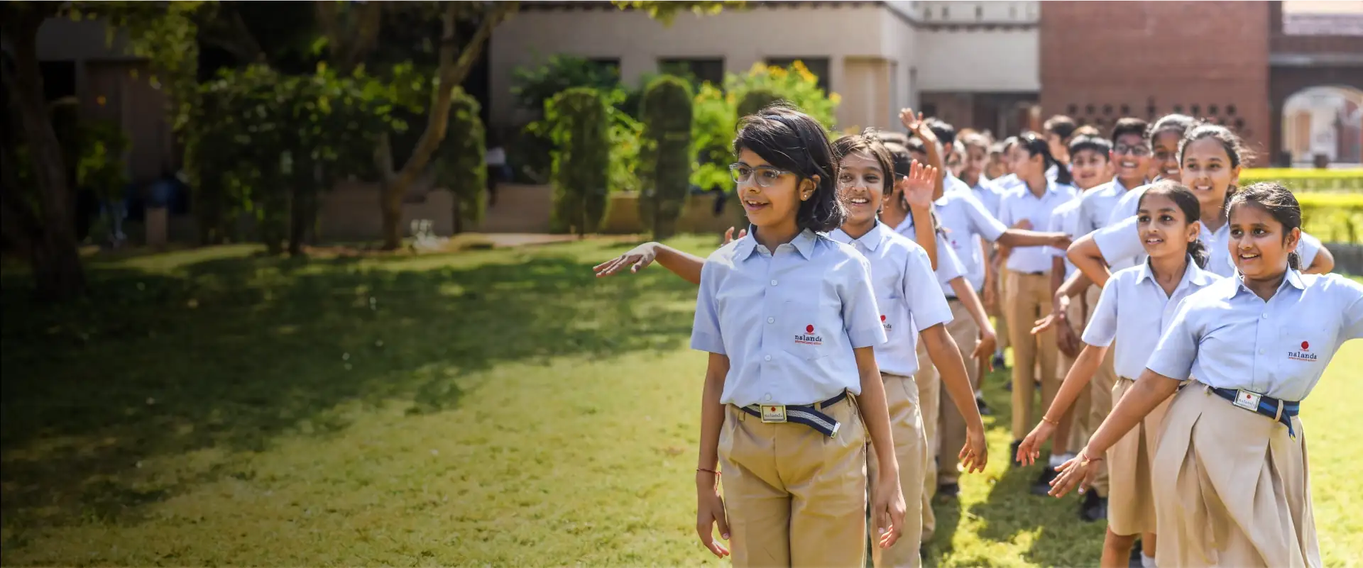 Nalanda International School Vadodara students on campus
